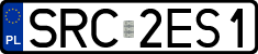 License plates of Poland, Regular car plates