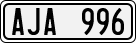 License plate of Sweden, Regular plates