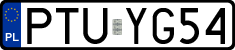 License plates of Poland, Regular car plates
