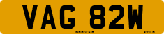 License plate of the United Kingdom, 1963 year system