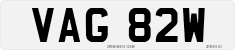 License plate of the United Kingdom, 1963 year system