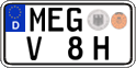 German license plate, Plates for oldtimers (type 