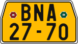 License plate of the Czech Republic, Commercial vehicles (1960)