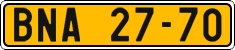 License plate of the Czech Republic, Commercial vehicles (1960)