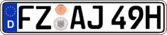 German license plate, Plates for oldtimers (type 