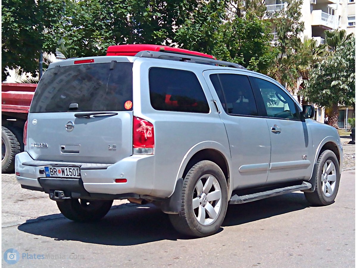BR W1501, Nissan Armada 1st gen (Pathfinder Armada) (TA60), 2003–2016
