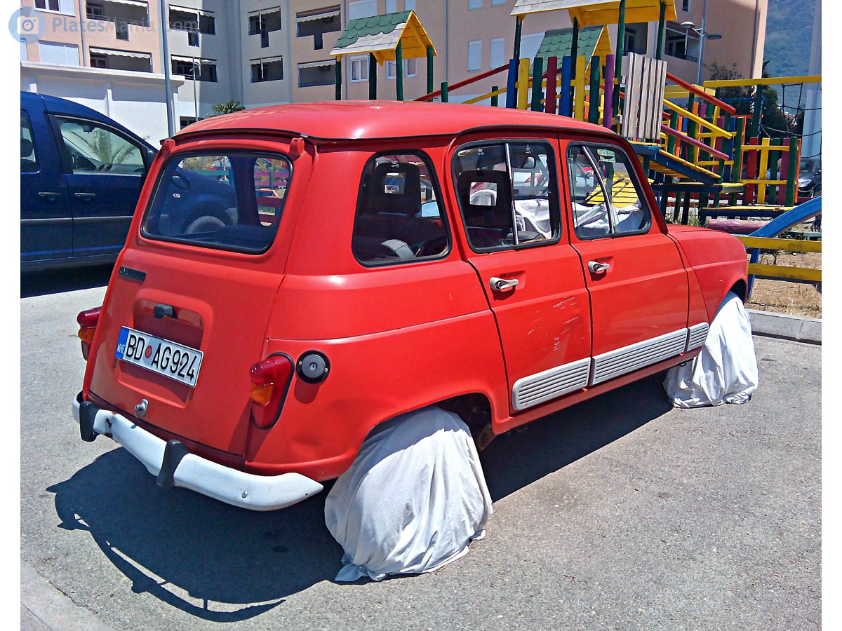 BD AG924, Renault 4 1st gen Sedan/Hatch (112), 1961–1992
