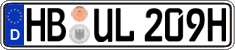 German license plate, Plates for oldtimers (type 
