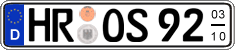 German license plate, Seasonal plates