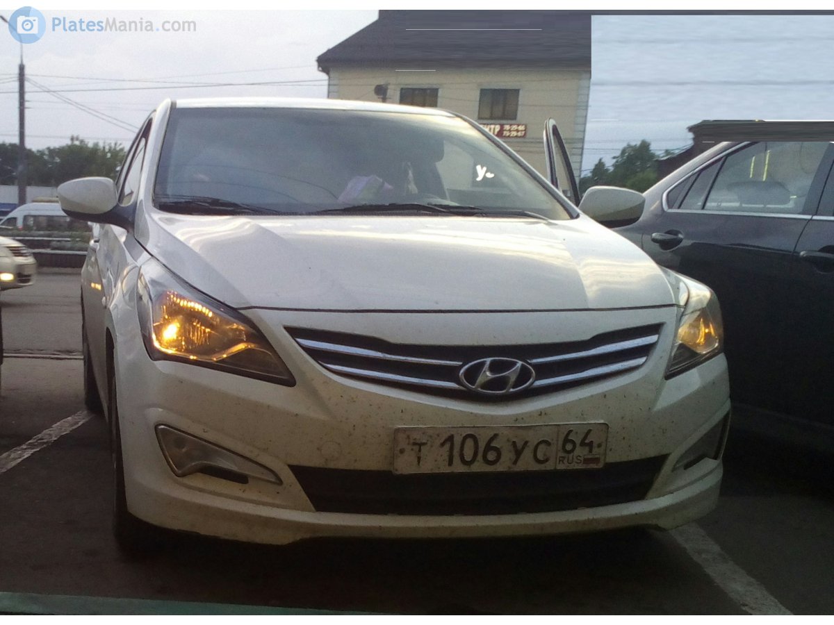 т 106 ус 64, Hyundai Solaris 1st gen Sedan (RB), facelift, 2014–2017