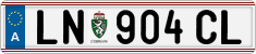 License plate of Austria, Regular plates