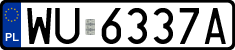 License plates of Poland, Regular car plates