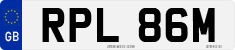 License plate of the United Kingdom, 1963 year system