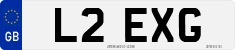 License plate of the United Kingdom, 1983 year system