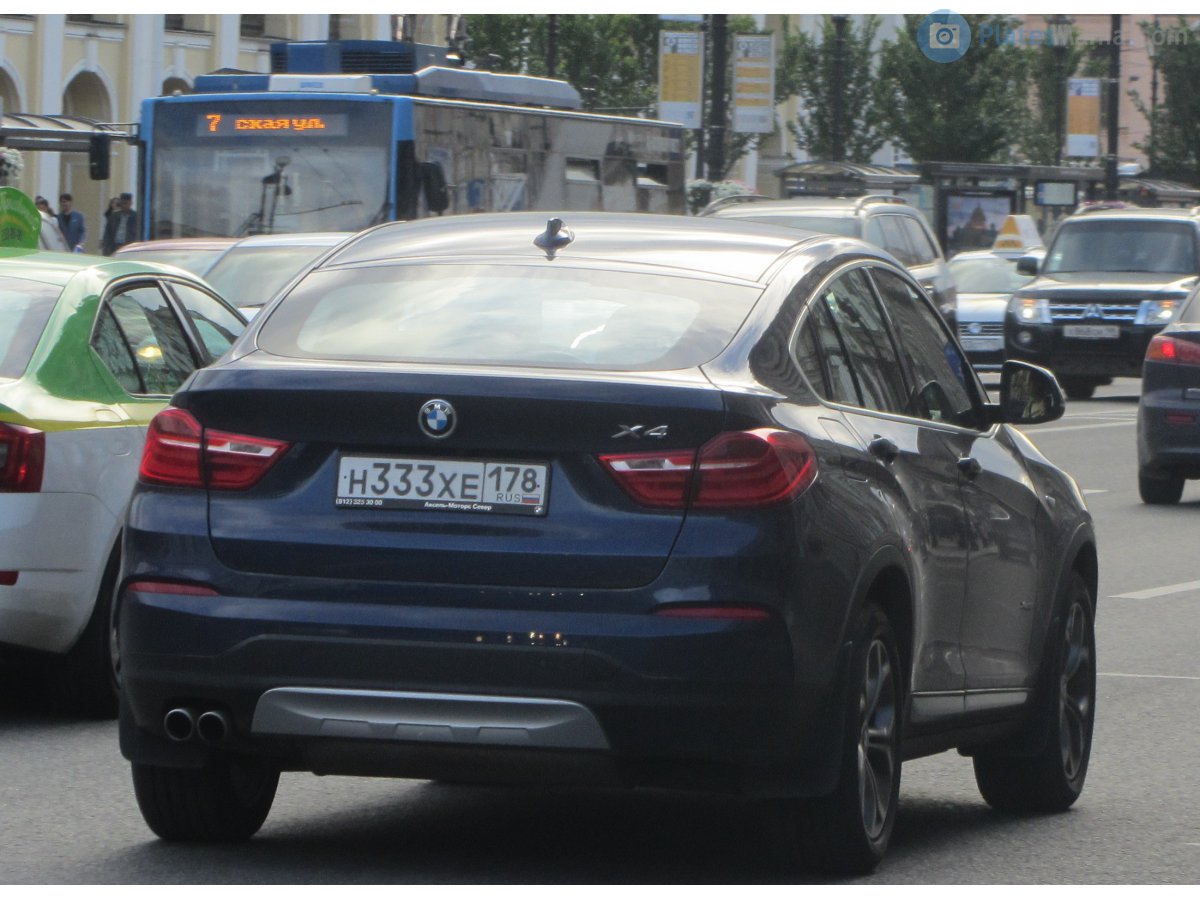н 333 хе 178, BMW X4 1st gen (F26), 2014–2018