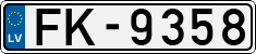 License plate of Latvia, Regular car plates
