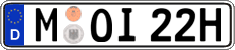 German license plate, Plates for oldtimers (type 