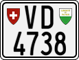 License plate of Switzerland, Motorcycles