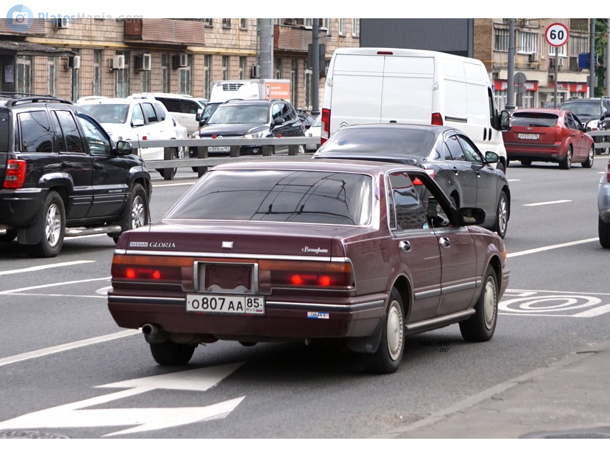 о 807 аа 85, Nissan Gloria 8th gen Hardtop (Y31), 1987–1991