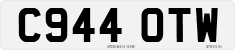 License plate of the United Kingdom, 1983 year system