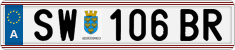 License plate of Austria, Regular plates