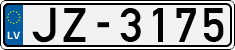 License plate of Latvia, Regular car plates