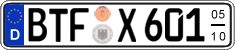 German license plate, Seasonal plates