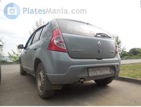 о001ео163, Renault Sandero