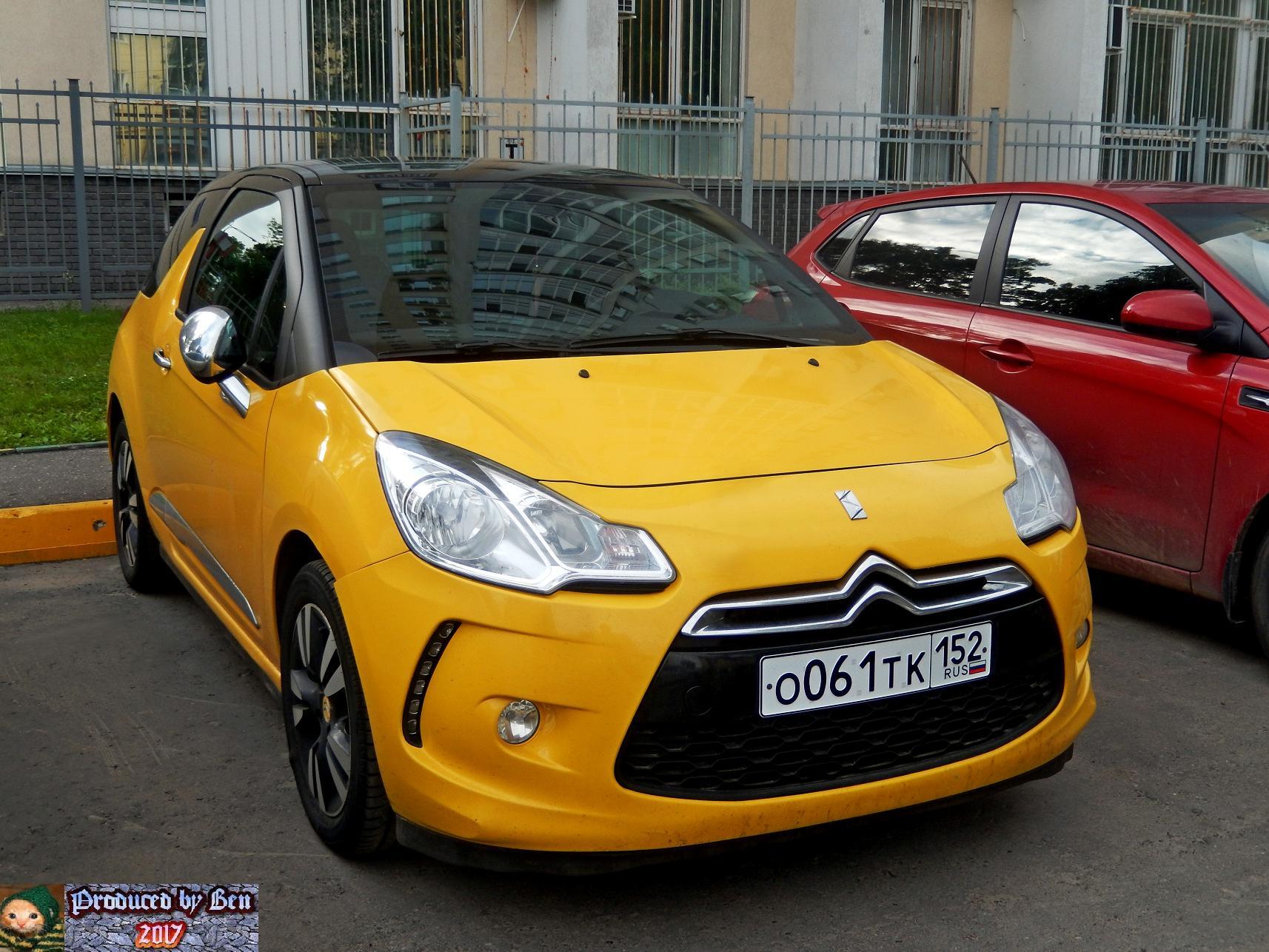 о 061 тк 152, Citroёn DS3 1st gen (A55/A56), 2009–2016