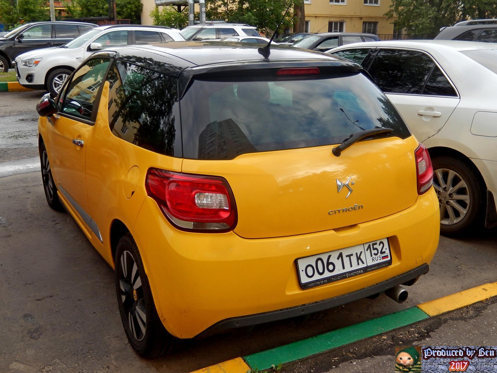 о 061 тк 152, Citroёn DS3 1st gen (A55/A56), 2009–2016
