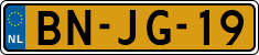 License plate of the Netherlands, Heavy Commercial Vehicles (1994 system)
