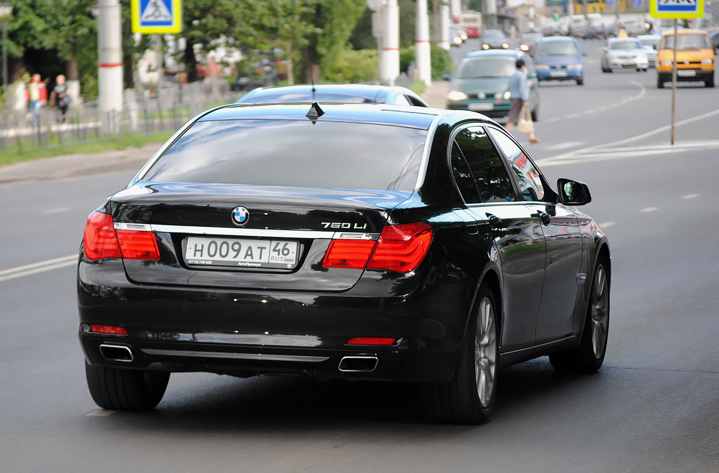 н 009 ат 46, BMW 7 Series 5th gen (F01–F04), 2008–2015