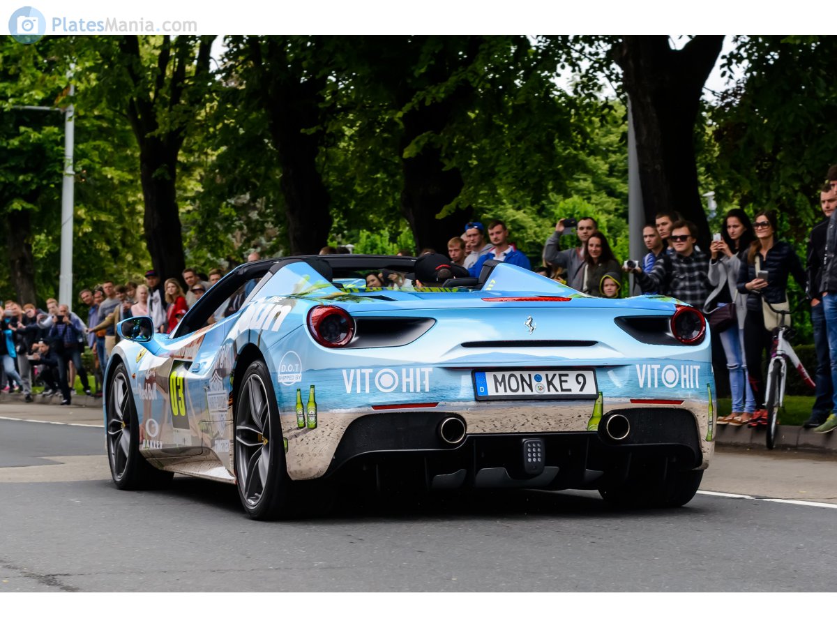 MON KE 9, Ferrari 488 1st gen Spider (F142M), 2015–2019