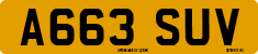 License plate of the United Kingdom, 1983 year system