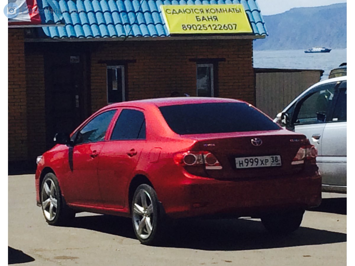 н 999 хр 38, Toyota Corolla 10th gen (Altis) Sedan (E140/E150), 2006–2013 (–2020 for ZA-market)