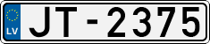 License plate of Latvia, Regular car plates
