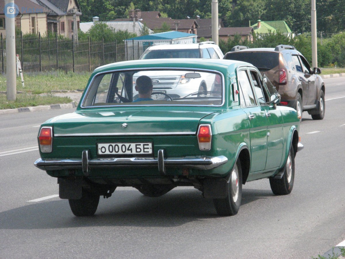 о 0004 БЕ, GAZ 24 Волга 24(-01/07) Sedan, 1969–1985
