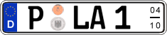 German license plate, Seasonal plates