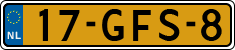 License plate of the Netherlands, Cars