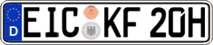 German license plate, Plates for oldtimers (type 