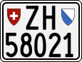 License plate of Switzerland, Motorcycles