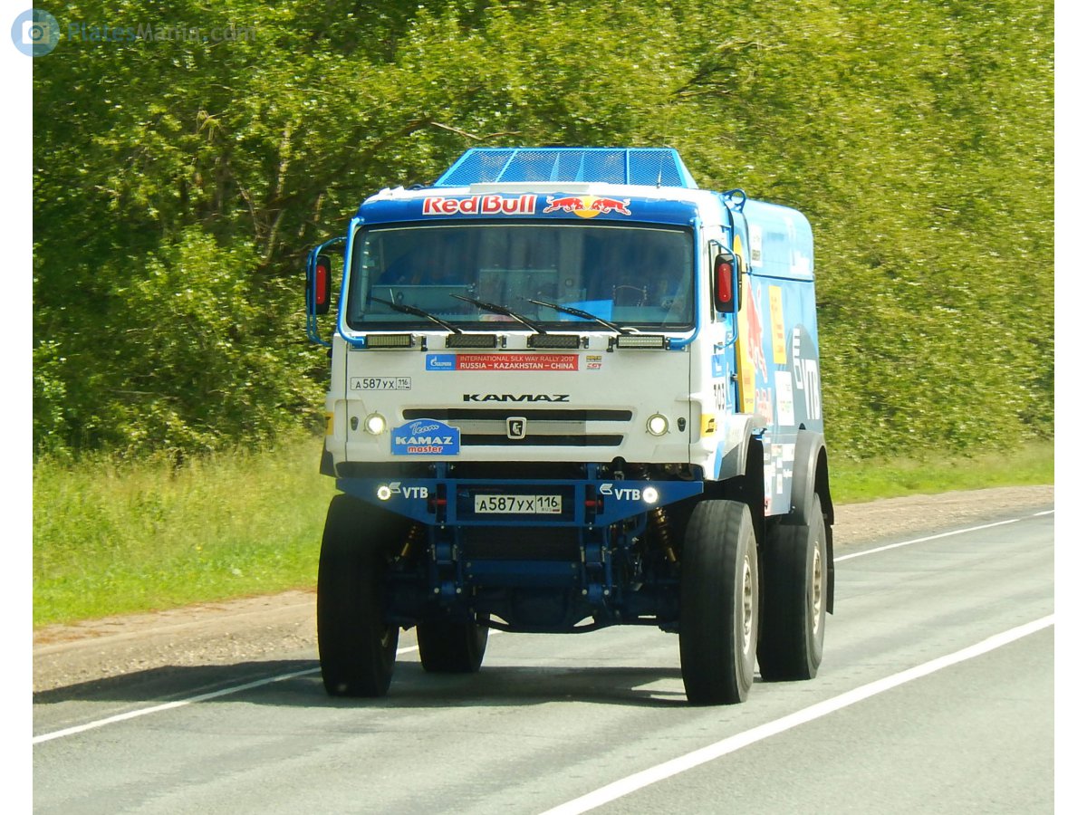 а 587 ух 116, KamAZ 4350 43509 (KAMAZ-master), 2016–2020
