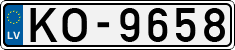 License plate of Latvia, Regular car plates