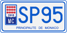 License plate of Monaco, Motorcycles