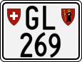 License plate of Switzerland, Motorcycles