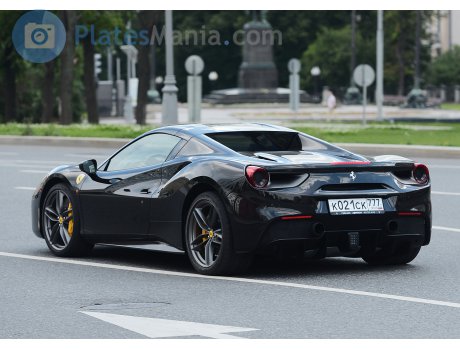 к021ск777, Ferrari 488