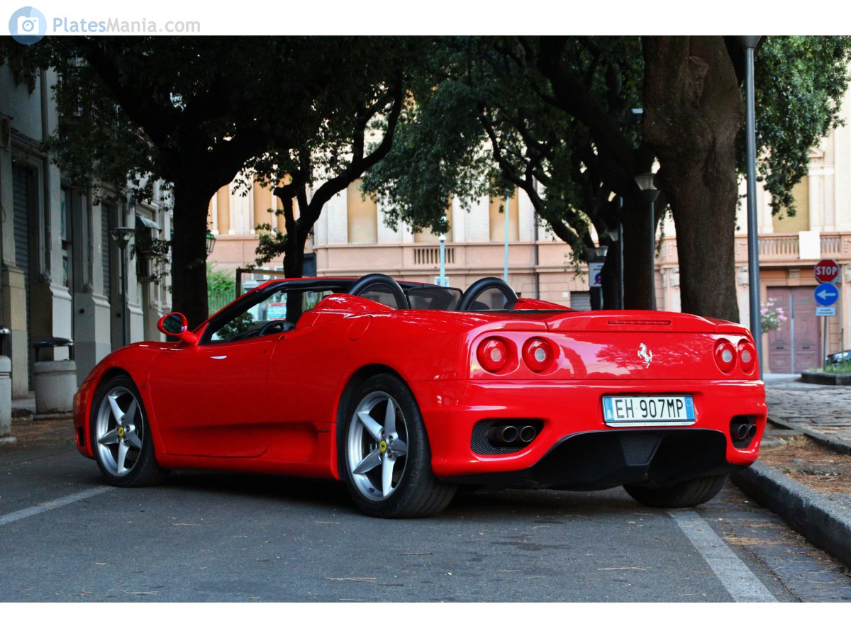 EH 907 MP, Ferrari 360 1st gen Spider (F131), 2000–2005