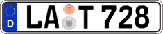 German license plate, Regular plates