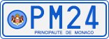 License plate of Monaco, Royal family