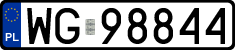License plates of Poland, Regular car plates